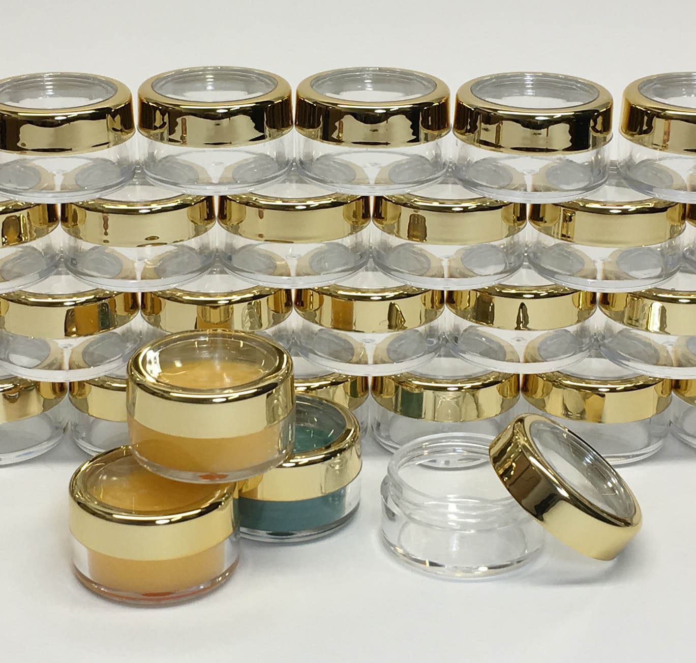 Empty Beauty Lip Balm Containers Plastic Cosmetic Jars 10 Etsy
