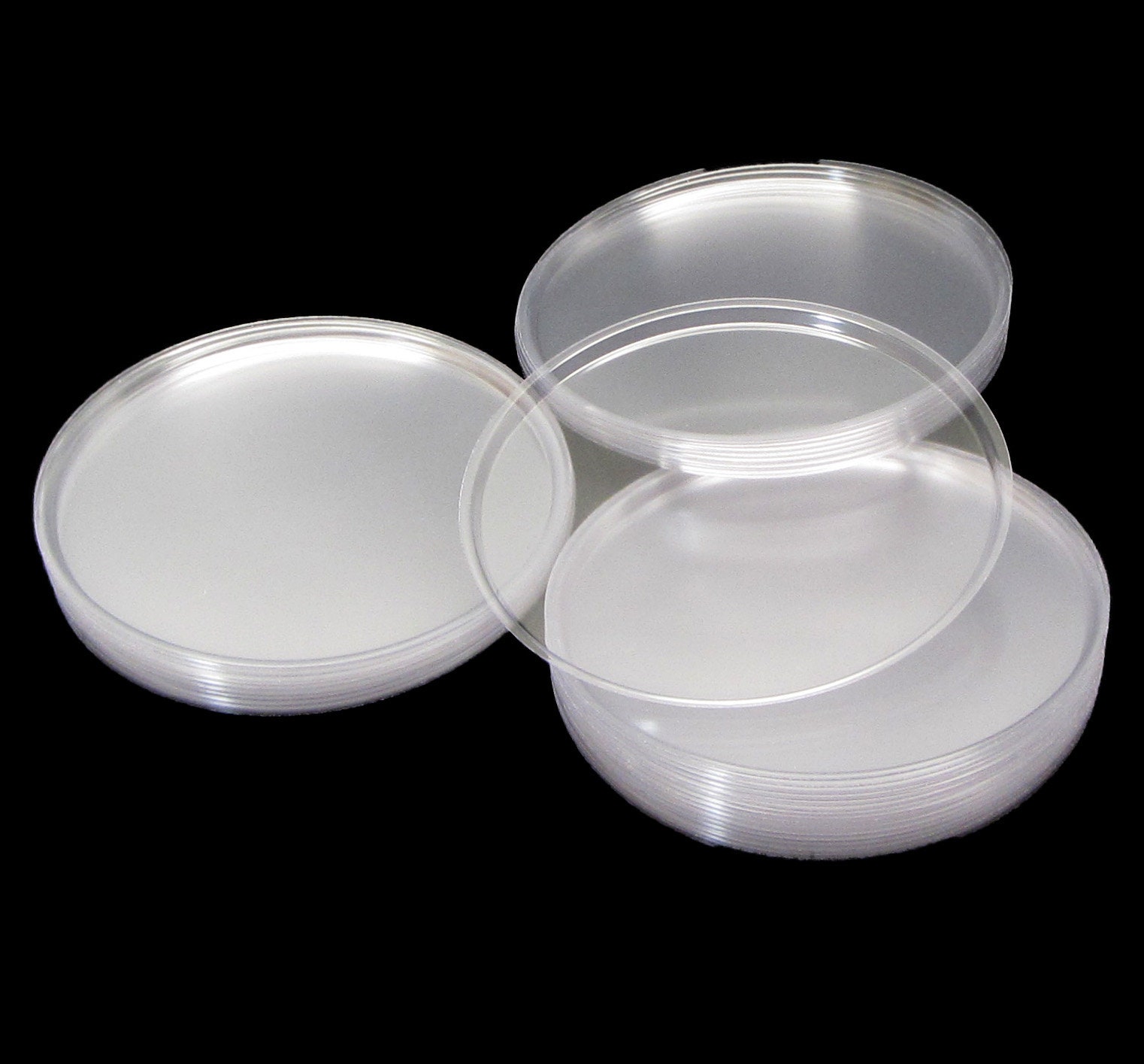 Clear Plastic Disc Cosmetic Jar Liner 70 mm 48 9670 FREE Etsy