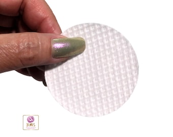 Exfoliation Waffle Pads Round Textured Facial Cleansing Makeup Removal Pads (120 Pads) 5750-120