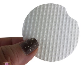Exfoliation Waffle Pads Round Textured Facial Toner Pads with Finger Notch (100 pads) 5760-100