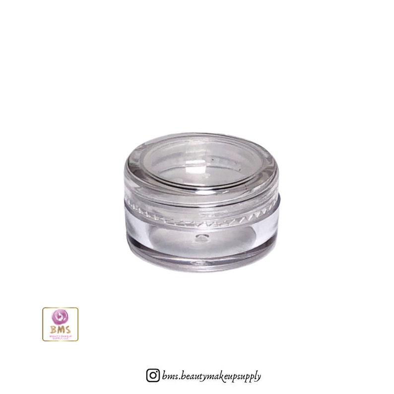 Cosmetic Sifter Jars Empty Plastic Sample Eyeshadow Glitter Etsy