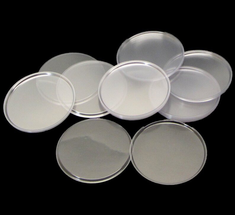 Clear Plastic Disc Cosmetic Jar Liner 70 mm 48 9670 FREE Etsy