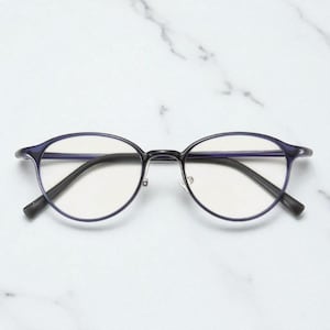 Ultralight Tungsten Carbon Eyeglasses, Small Oval Frame, Literary Optical Frame for Men & Women, Ins Style Myopia Glasses