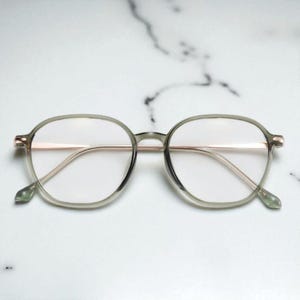 Small Oval Eyeglasses, Ultralight Tungsten Carbon Frame, Literary Ins Style Optical Frame, Unisex Myopia Glasses