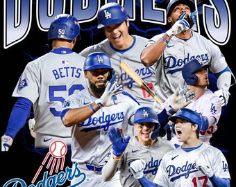 Ready to print Dodgers T Shirt Design PNG Instant Download 300 Dpi