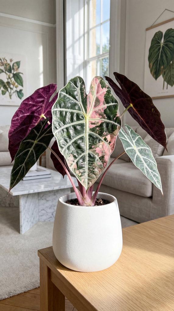Alocasia Watsoniana Pink Variegated - Etsy