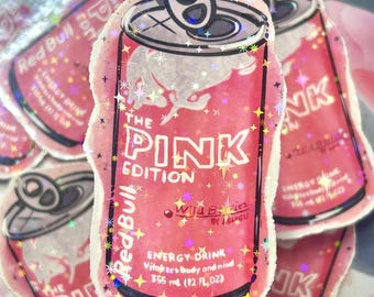 Pink Redbull Sticker