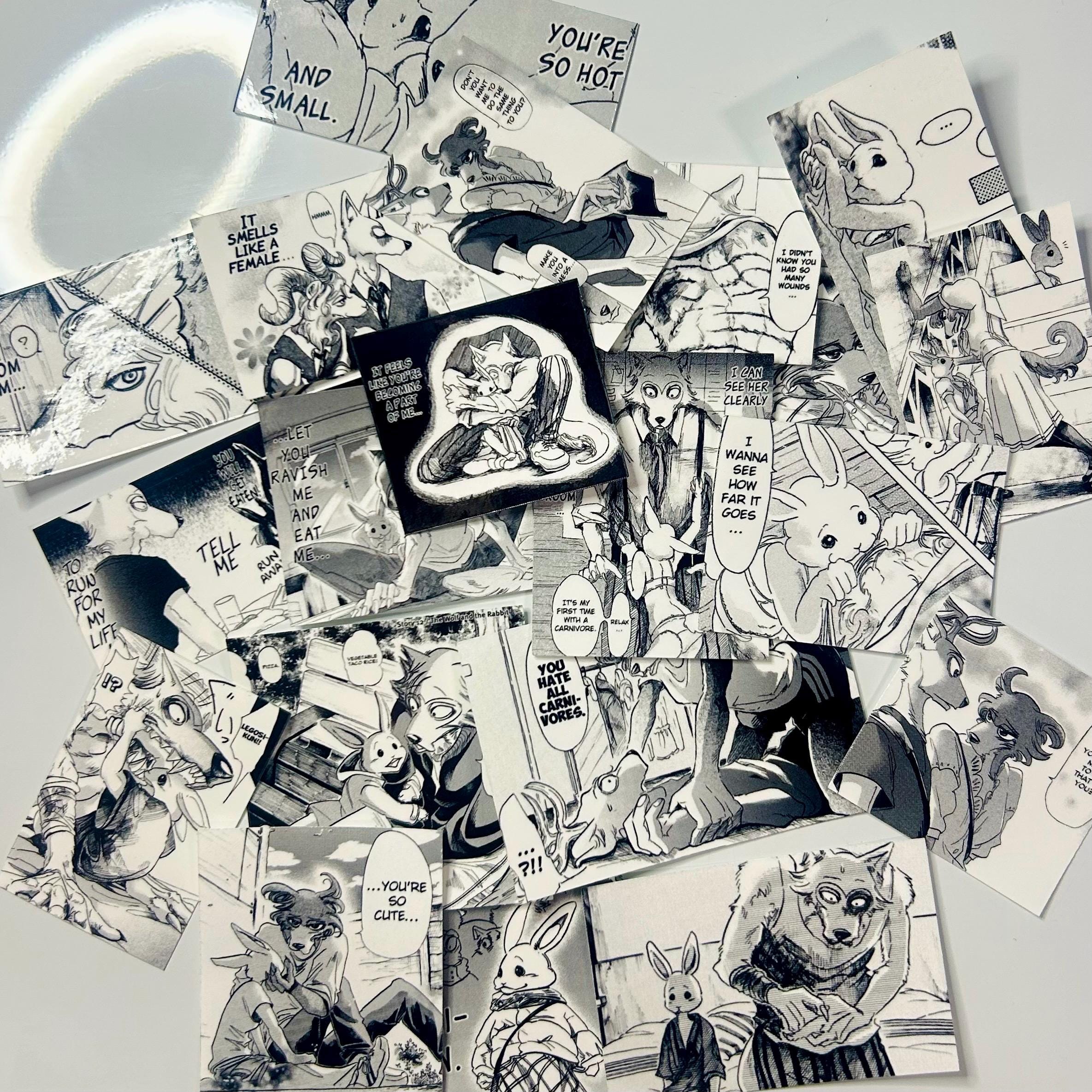 20pcs BEASTARS Manga Panel Stickers - Etsy