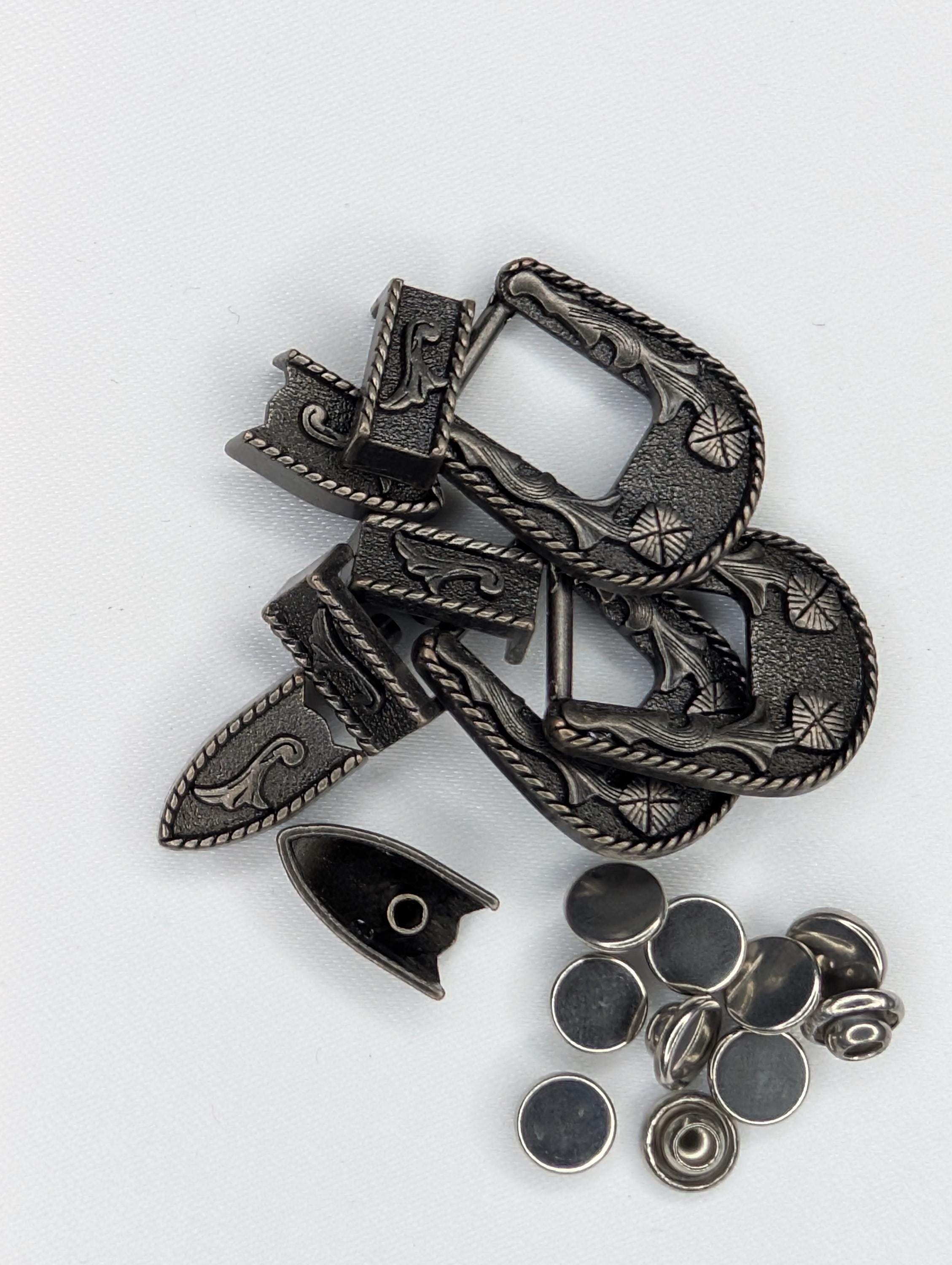 Hat Buckle Set - 3/8