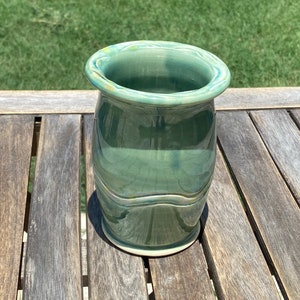Wheel Thrown Bud Vase, Ceramics and Pottery Vase, Hand Decorated Patterned Vase, Patterned Vase, Flower Vase, OOAK Vase
