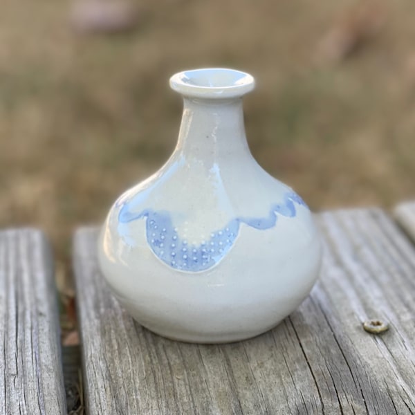 Pottery Bud Vase Etsy