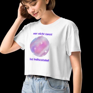 Women&#39;s Crop Top Disco