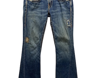 True Religion Joey Big T Metalli Size 25 Jeans New With Tags