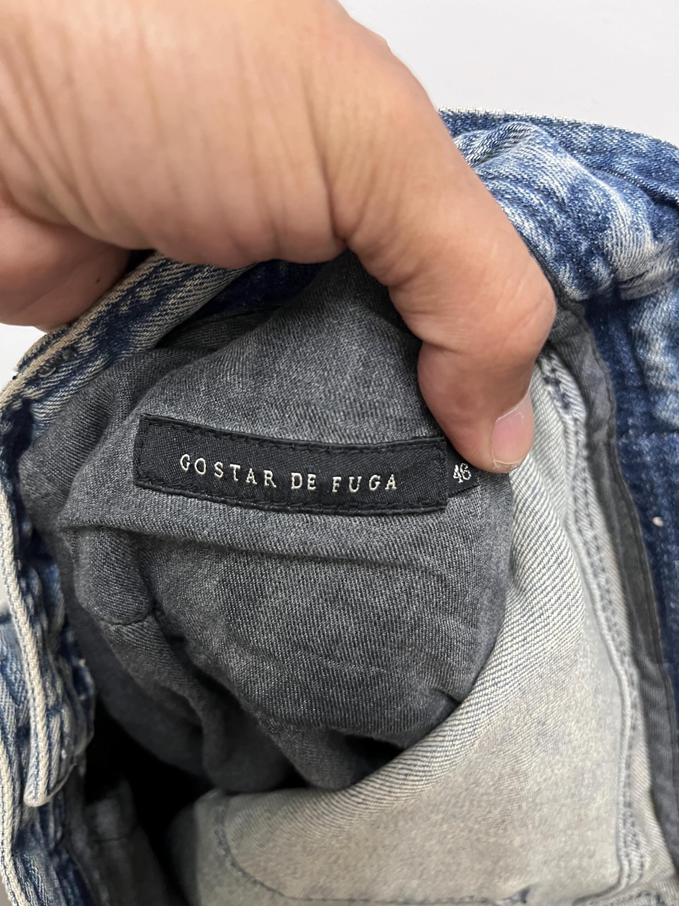 Vintage Gostar De Fuga Japan Skinny Rusty Distressed Denim Pants 