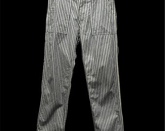 Vintage Danton Travail Workwear Hickory Baker Fatigue Byxor Byxor W29