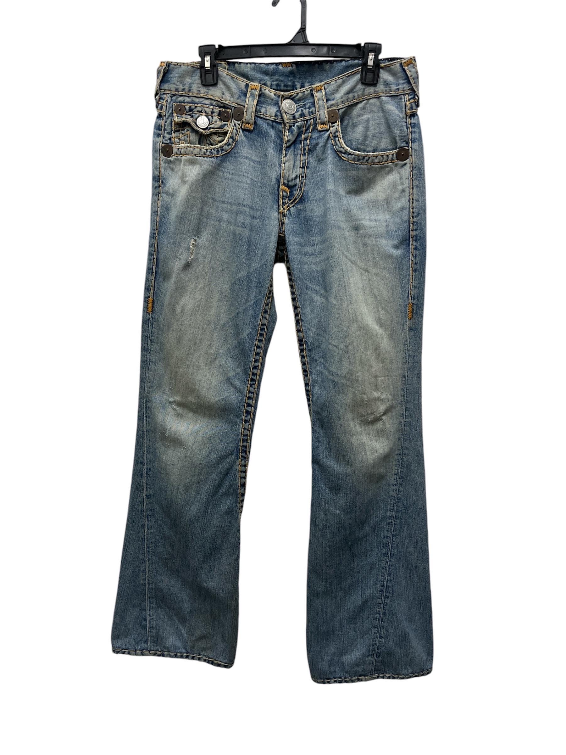 TRUE RELIGION アップリケ 刺繍デザイン デニム ジーンズ Embroidered True Religion Jeans | eBay