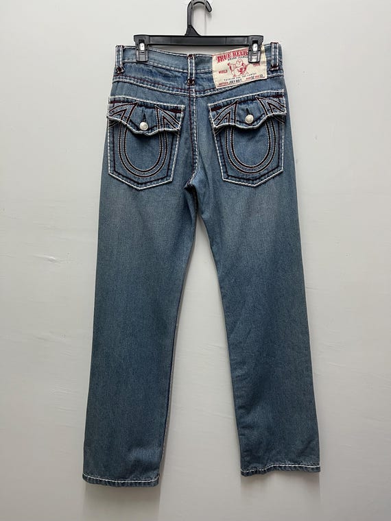 Vintage True Religion Joey Big T Straight Denim Pants W31 - Etsy