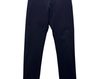 Pantalones vintage Y's Yohji Yamamoto de algodón acrílico con cremallera para mujer, talla 27, fabricados en Japón