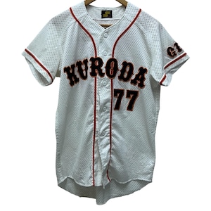 Vintage SSK Japan Baseball Team Kuroda Gifu Mesh Jersey No 77 Holly Size L