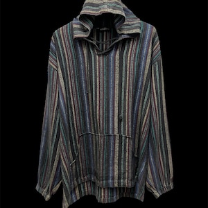 Vintage 80s Billabong Baja Pullover Flannel Hoodie Size L