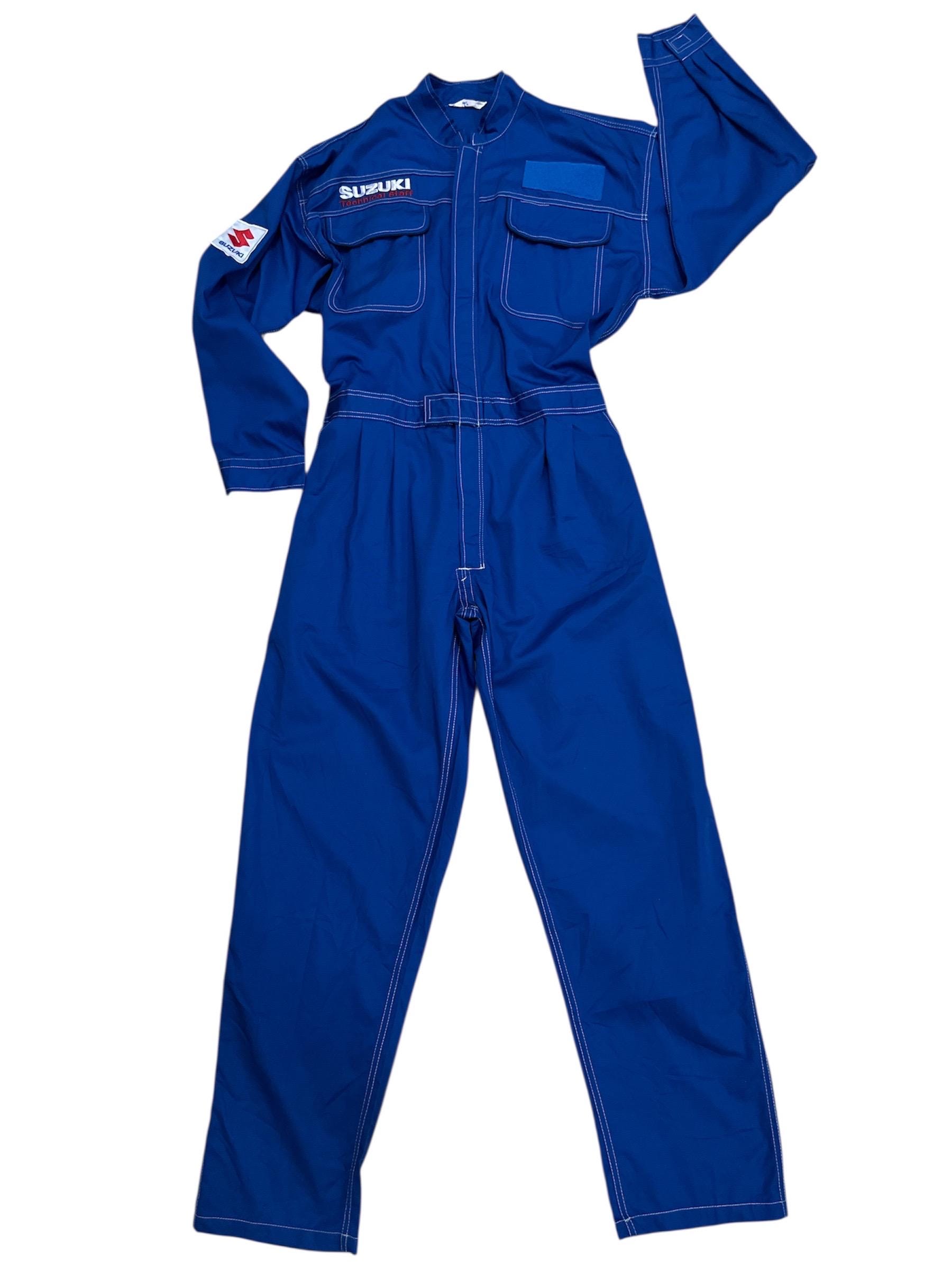 Vintage Suzuki Technical Staff Japan JDM Coverall Jumpsuit Suzuki