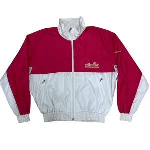 Vintage 90s Ellesse Perugia Italy Windbreaker Japan Jaspo Size M