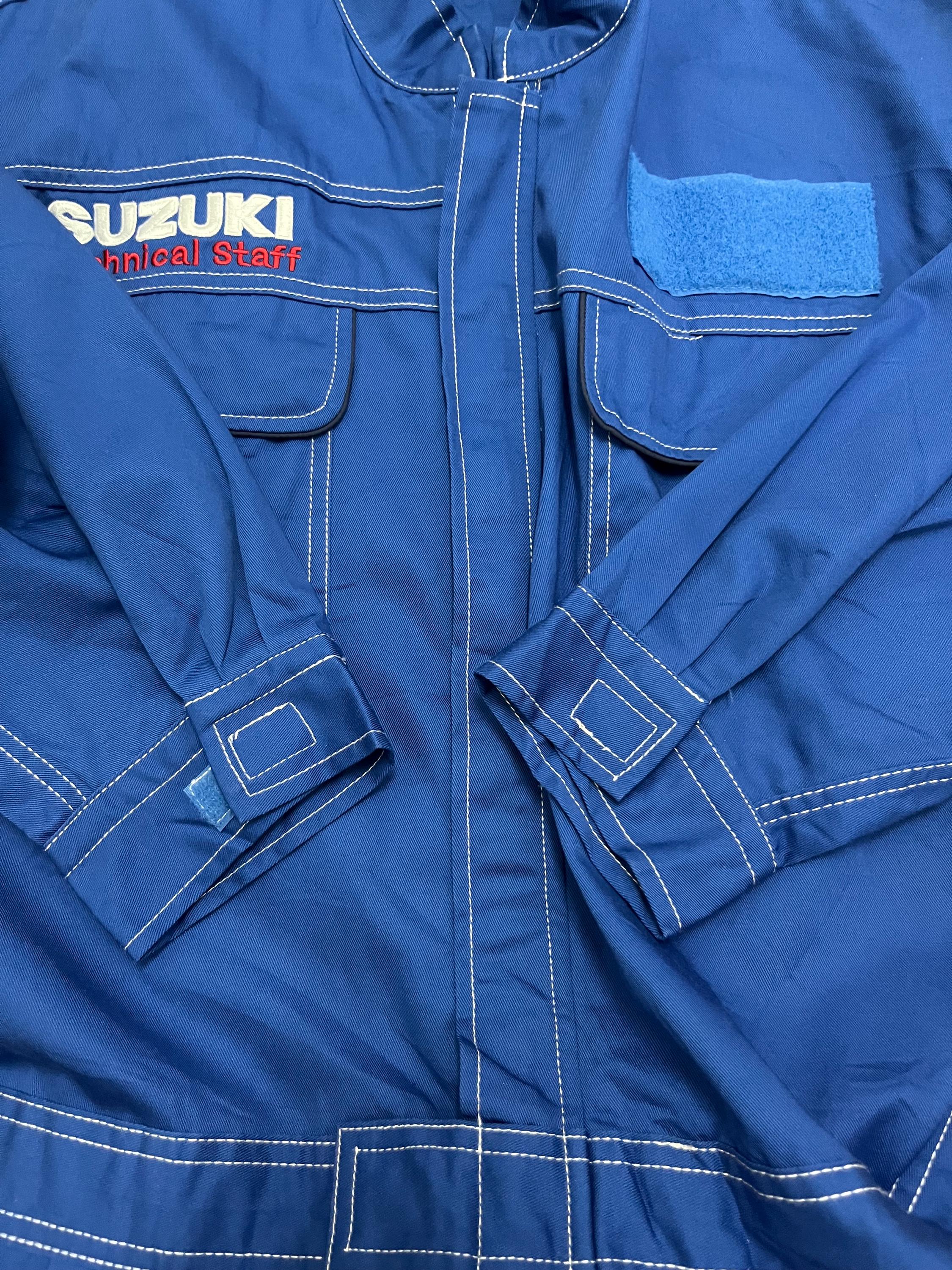 Vintage Suzuki Technical Staff Japan JDM Coverall Jumpsuit Suzuki