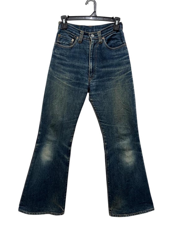 Vintage Evis Evisu Japan Flared Rugged Women Denim Jeans W26