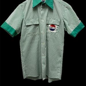 Vintage Nissan Service Uniform Nissan Factory Japan Automobile Uniform Worker Shirt Size M