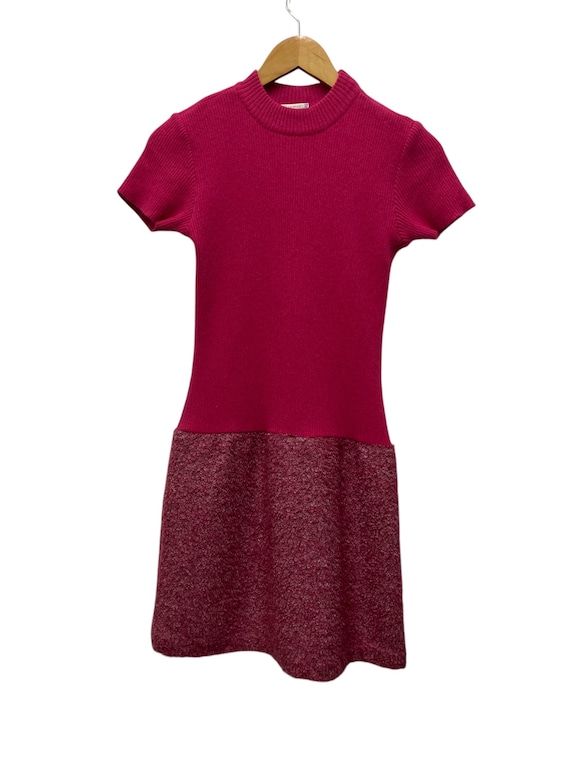 Balenciaga Paris La Mode Mohair Knitwear Dress Pink Size 38