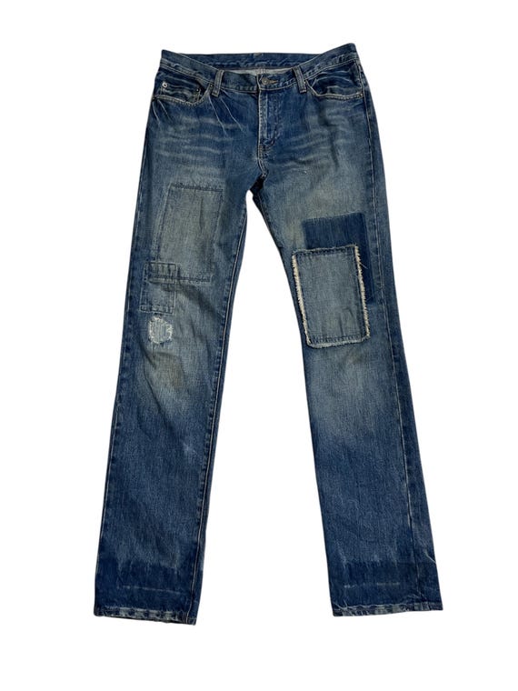 Vintage PPFM Custom Performance Patchwork Distres… - image 1