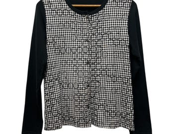 Camisa vintage Y'S For Living Yohji Yamamoto para mujer, hecha en Japón, talla S/M