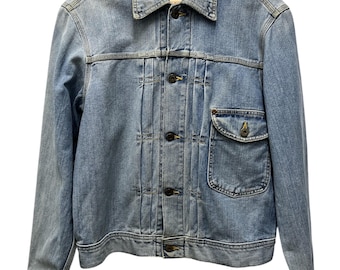 60s Lee 91 - J JELT DENIM サイズ42 91J Vintage 1960's Lee “Jelt Denim” 91-J Chore Jacket – La