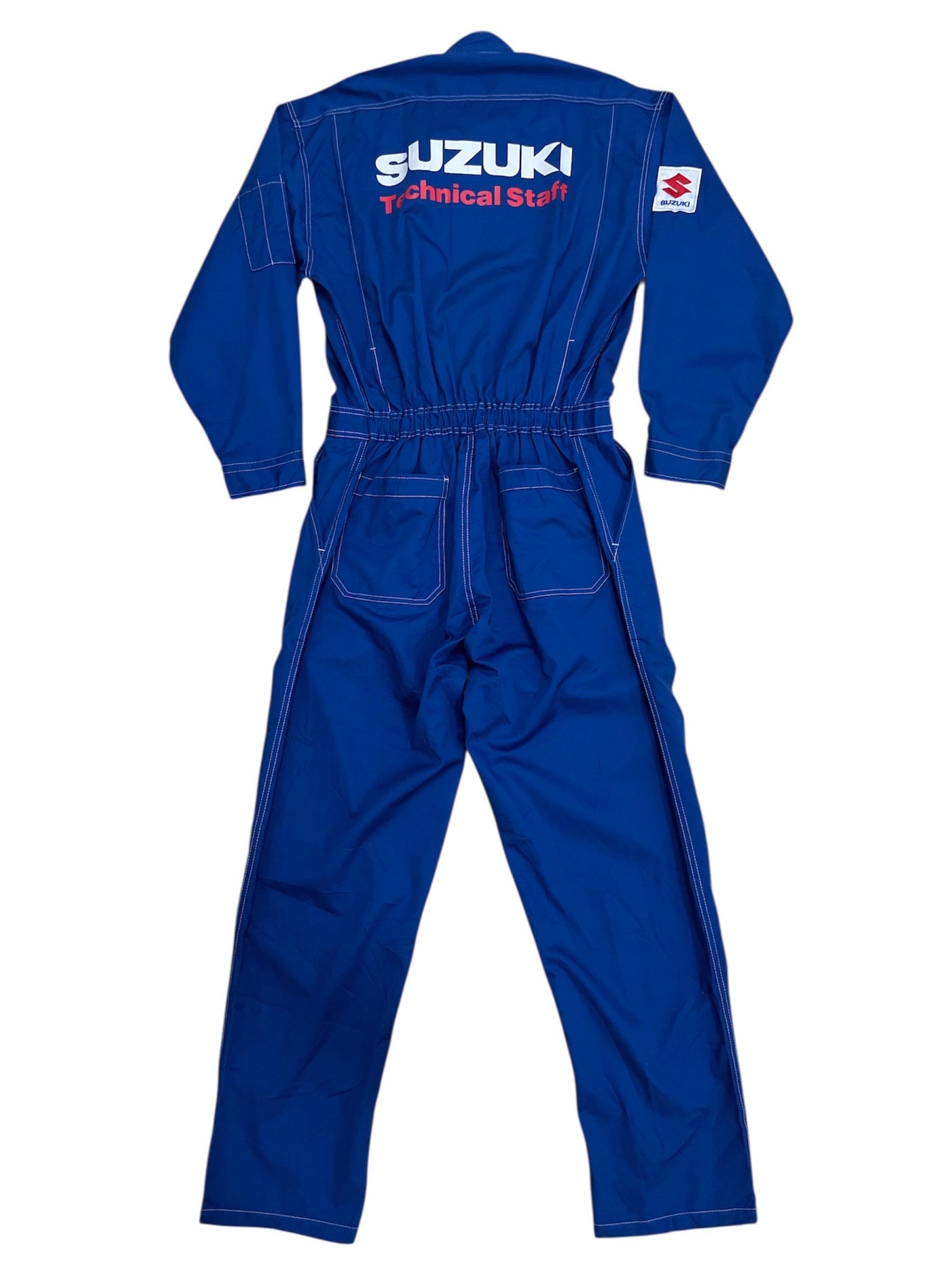 Vintage Suzuki Technical Staff Japan JDM Coverall Jumpsuit Suzuki