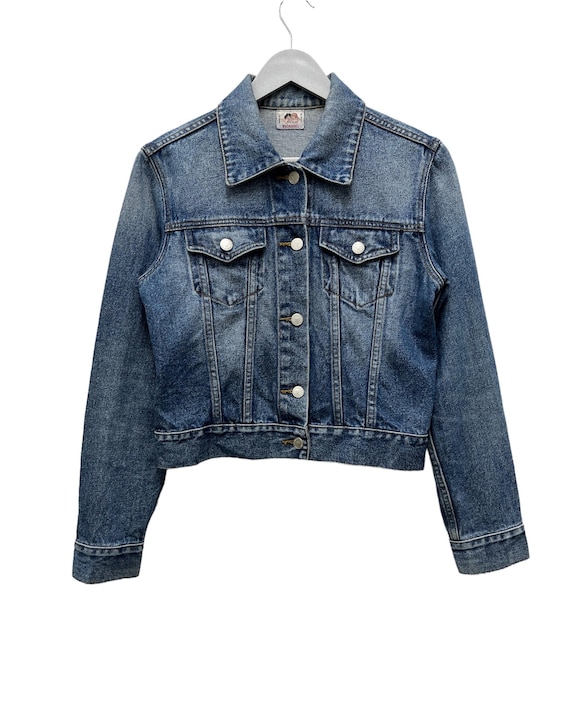 Vintage Fiorucci Safety Jeans Denim Jacket Women Size 10 - Etsy