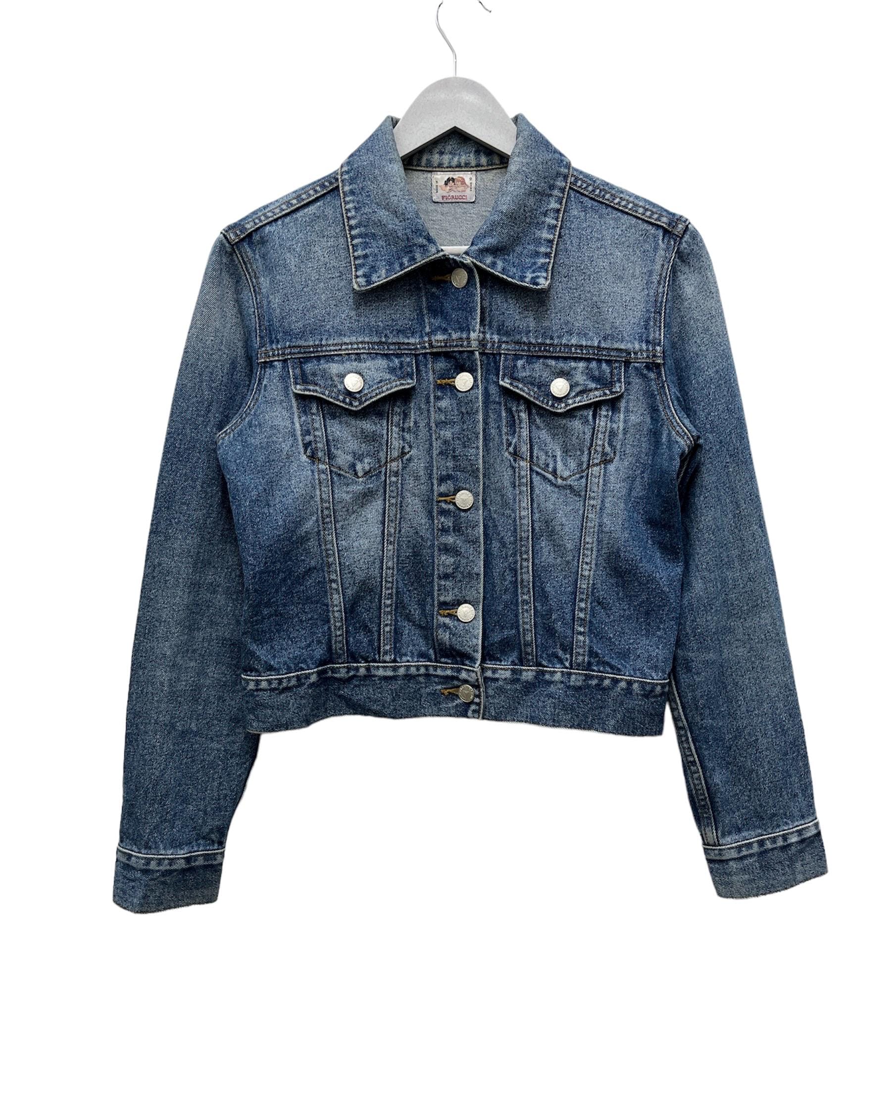 Vintage Fiorucci Safety Jeans Denim Jacket Women Size 10 - Etsy