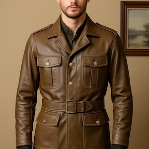 Mens Vintage Safari Jacket - Etsy