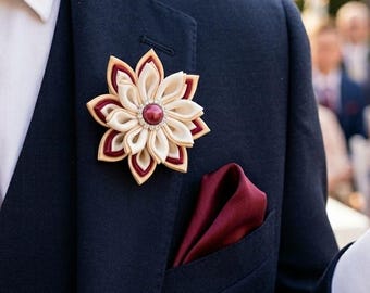 Wedding boutonniere,Men’s flower lapel pin,women boutonniere,groom flower,lapel pin,flower lapel pin,wedding lapel pin,men brooches.