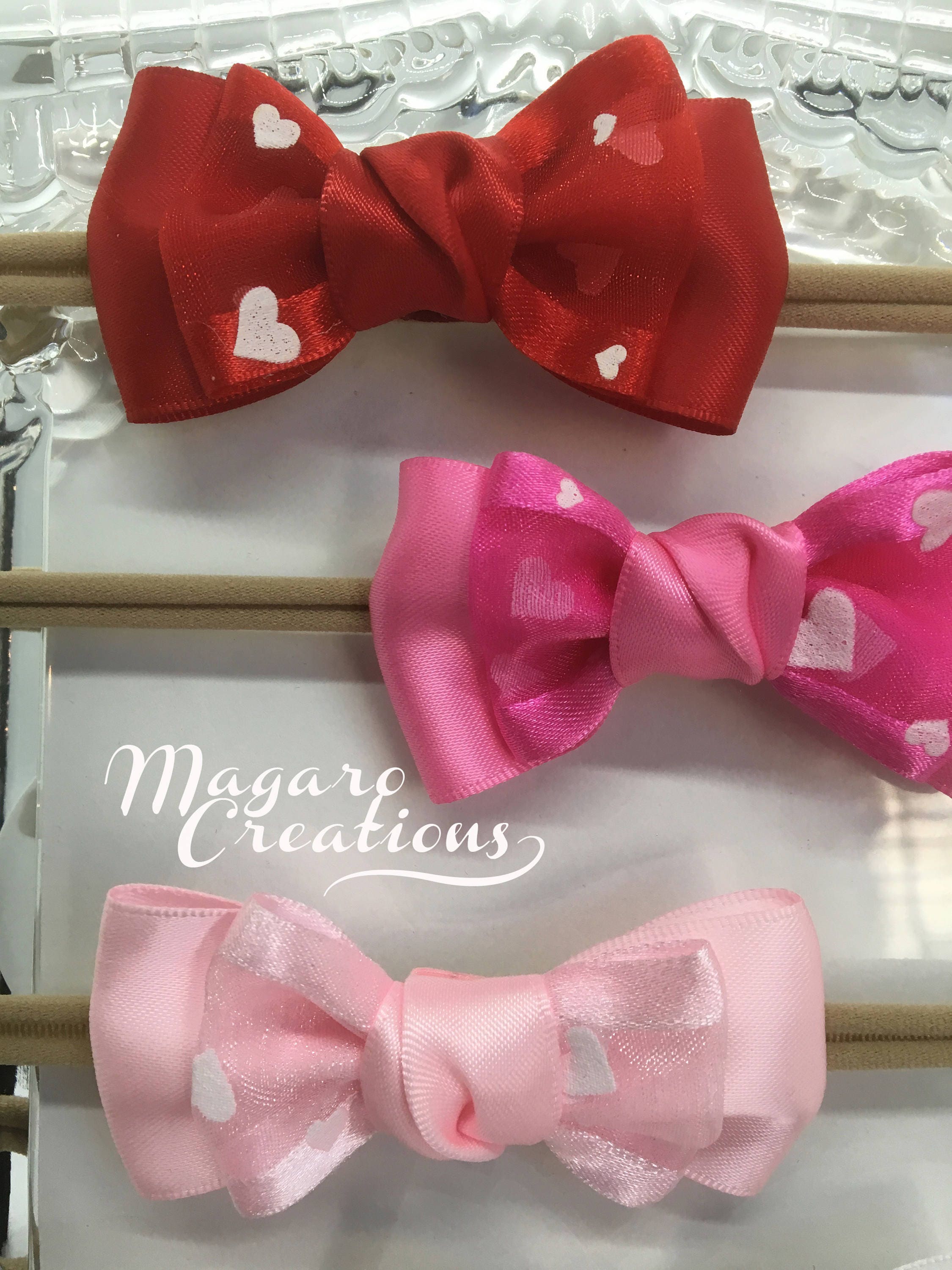 Baby Headbandbow Headbandgirl Headbandsan Valentines Day Etsy