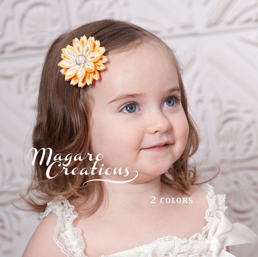 Flower Hair Clips,girl Hair Clips,kanzashi,bow Hair Clip,toddler Hair