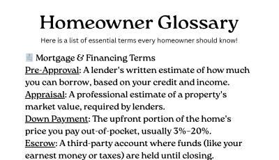 New Homeowner Guide Printable | Home Buying Organizer Binder | First ...