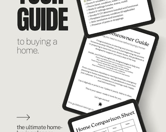 Nieuwe gids voor huiseigenaren afdrukbaar | Home Inbindmap voor opbergers kopen | Checklist voor eerste koper | Digitale download verhuisplanner map huiseigenaar