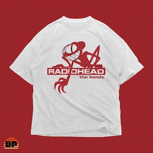Radiohead The Bends Graphic Tee | Retro Rock Band Shirt | Alternative Music T-Shirt | Vintage Style Streetwear Top, Casual Retro Style Tee