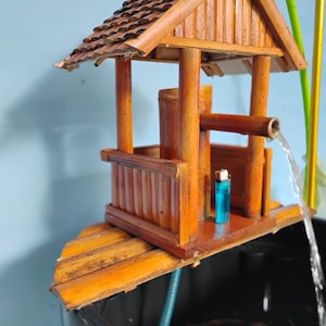 リラックスできるホームデコレーション 竹製噴水 #1