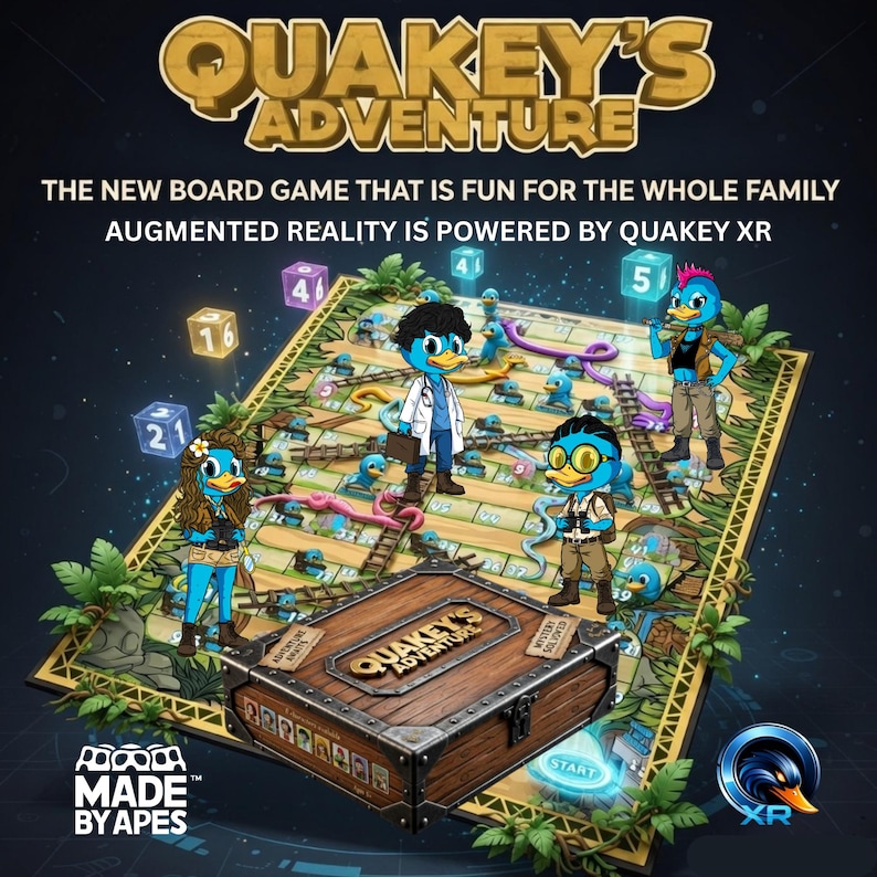 SPECIAL EDITION: Quakey's Adventure Augmented Reality Board Game ...
