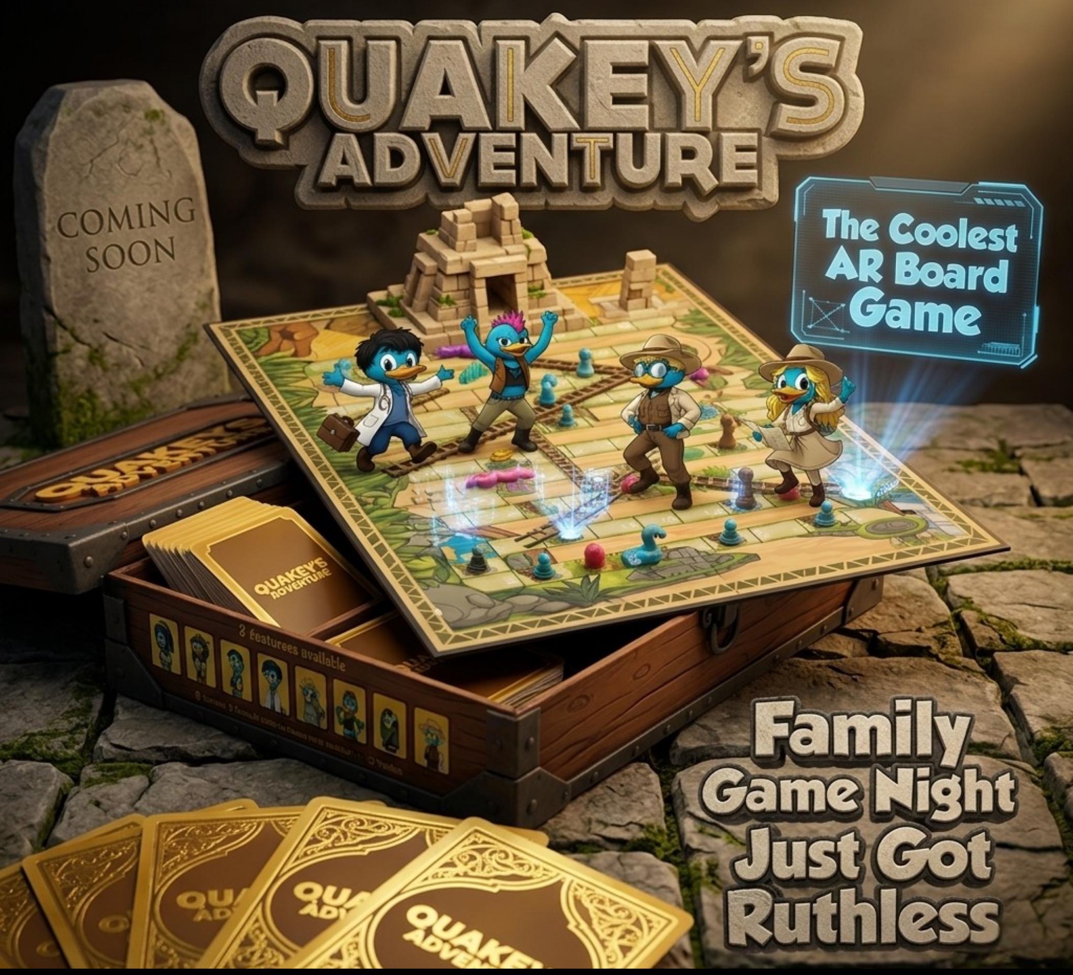 SPECIAL EDITION: Quakey's Adventure Augmented Reality Board Game ...