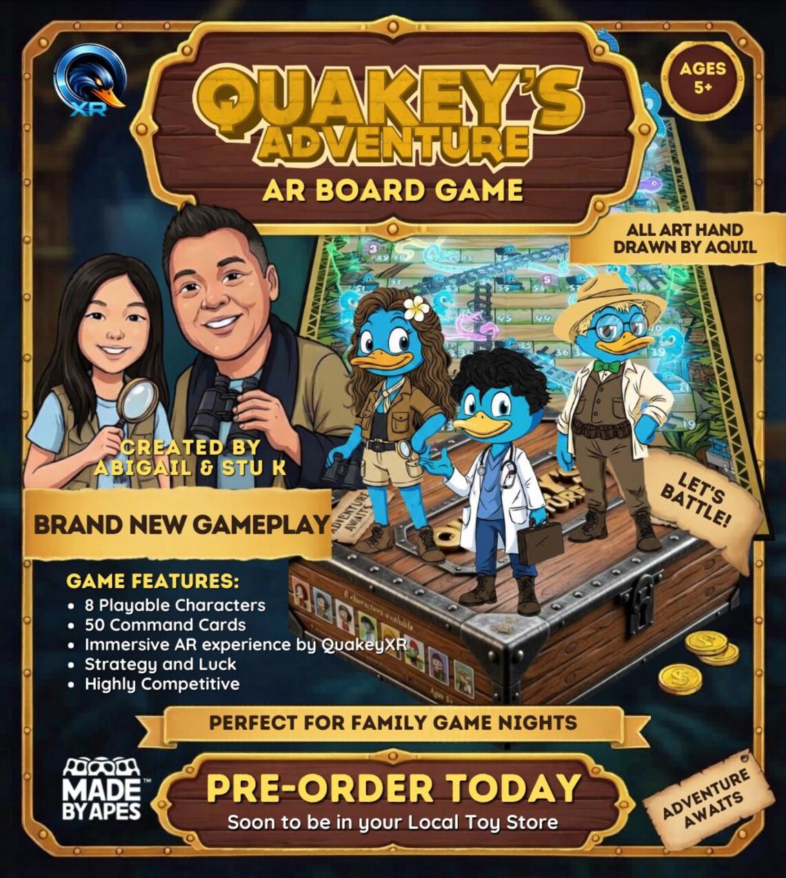 SPECIAL EDITION: Quakey's Adventure Augmented Reality Board Game ...