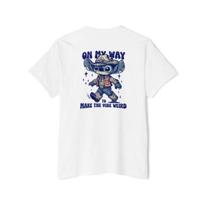 Summer Stitch Shirt| Lilo and Stitch | Disney Lilo and Stitch Theme | Off to Make The Vibe Weird  | Unisex Heavy Cotton Pocket Tee