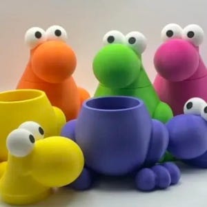 STL Nerds Candy Character Container – Fun 3D Printable Storage Box For Holding Sweets Or Tiny Treasures