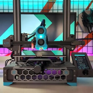 Piezas de impresora 3D STL estilo Voron con zócalo y parte superior para Ender 3 V2 Trident